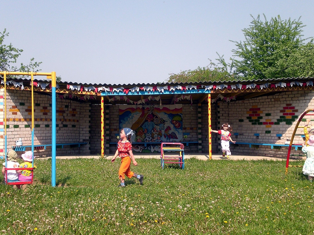 Renovierung des Kindergartens in der Region Voronova