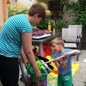 Hof- und Gartenumgestaltung für das Mutter-Kind-Haus in München-Au